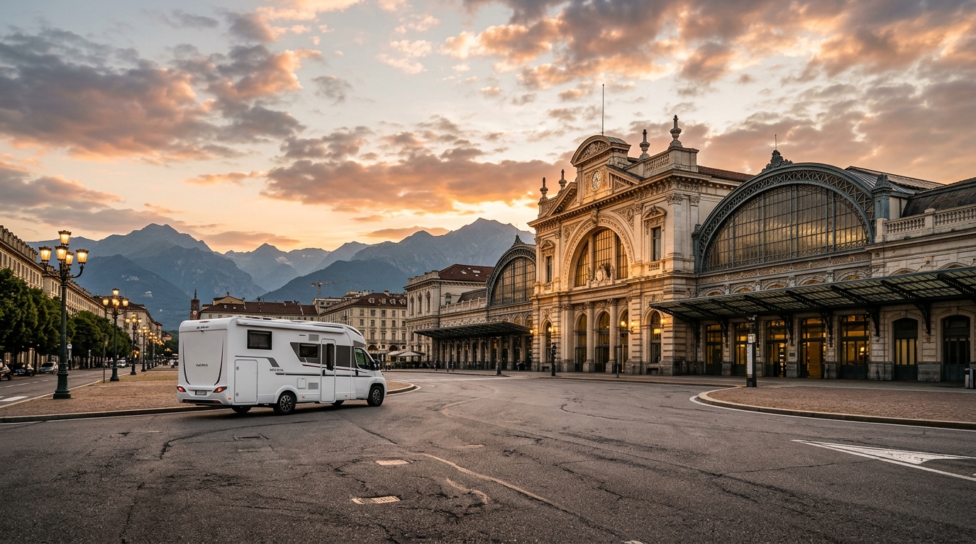 RV Rental Torino - Porta Nuova Train Station